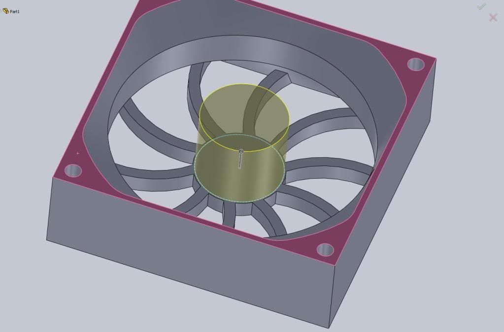 How To Modeing a computer fan